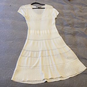 BCBG Max Azaria crochet style dress, like new
